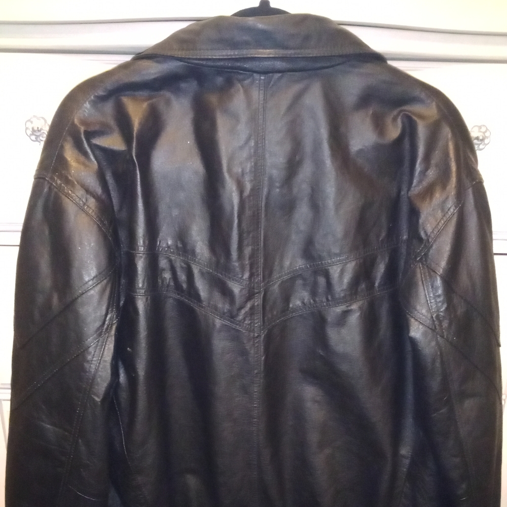 Phase One Leather Jacket Large - Picture 3 of 3